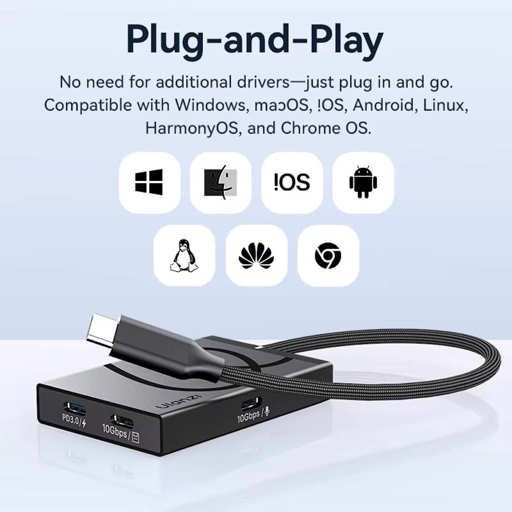 Ulanzi H1 4-in-1 USB-C Media Hub