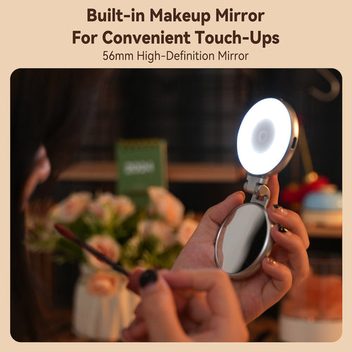 TELESIN S5-BGD-01 C03 Magnetic Seflie Ring Light (Silver)