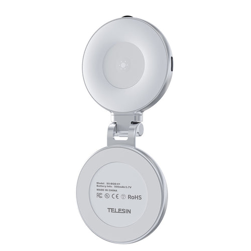 TELESIN S5-BGD-01 C03 Magnetic Seflie Ring Light (Silver)