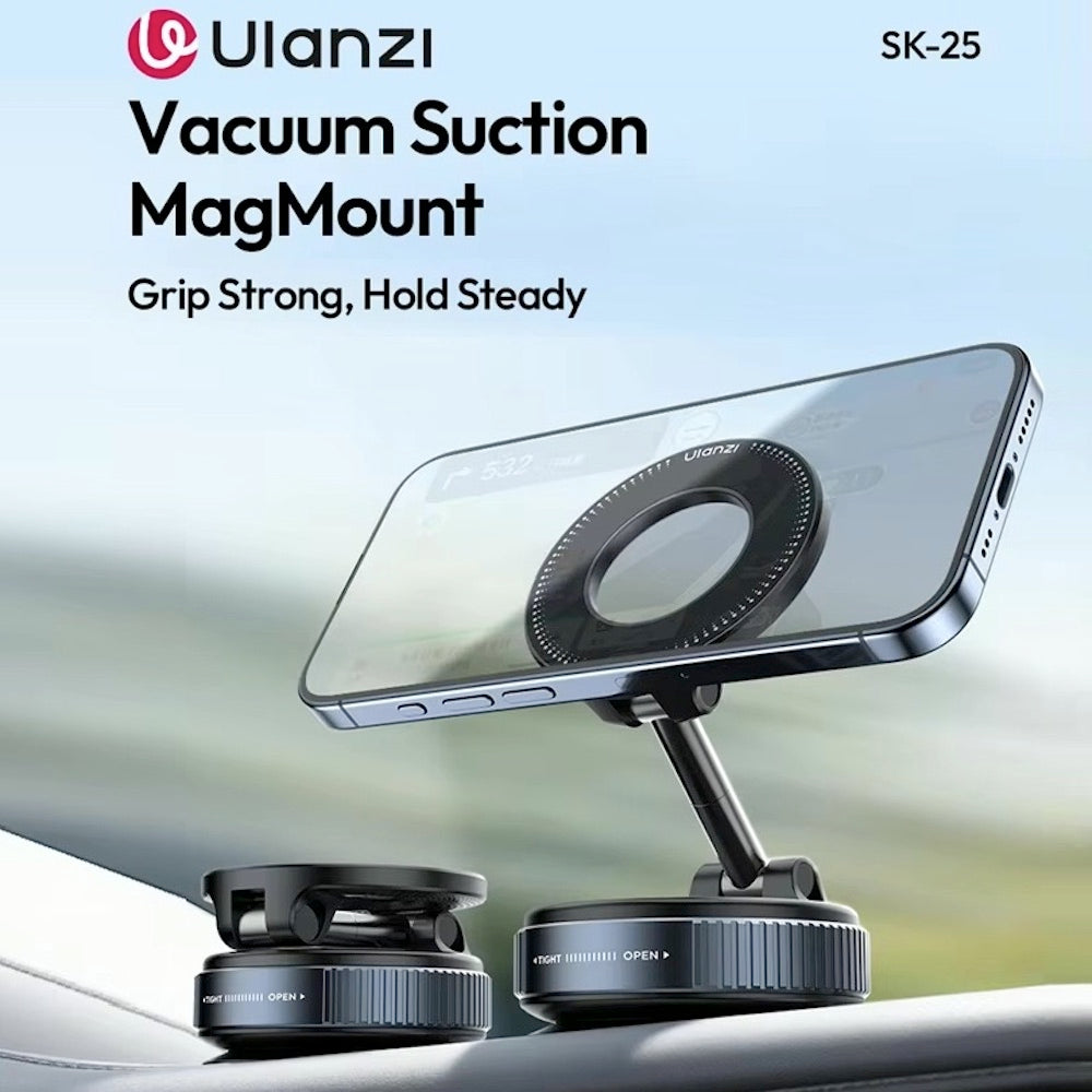 Ulanzi SK-25 MagMount Vacuum Suction Magnetic Phone Holder