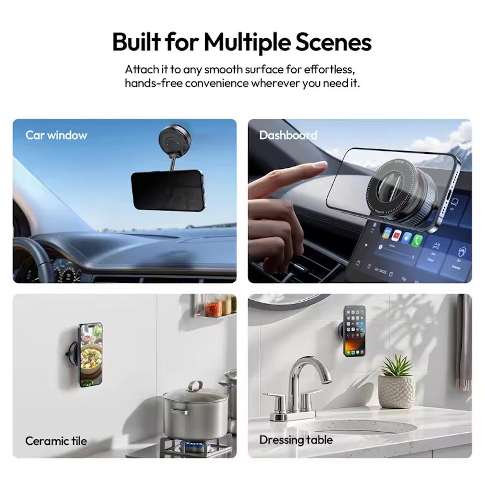 Ulanzi SK-25 MagMount Vacuum Suction Magnetic Phone Holder