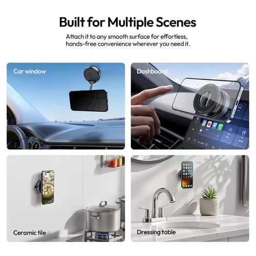 Ulanzi SK-25 MagMount Vacuum Suction Magnetic Phone Holder