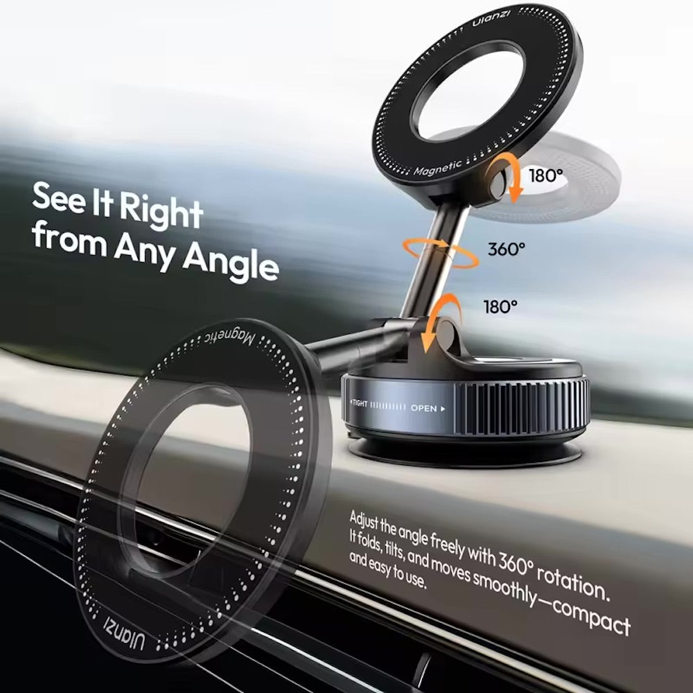 Ulanzi SK-25 MagMount Vacuum Suction Magnetic Phone Holder