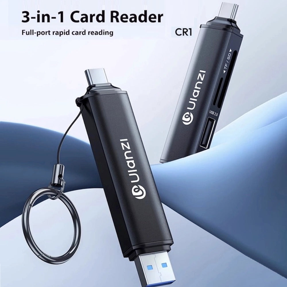 Ulanzi CR1 3-in-1 USB Card Reader