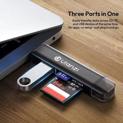 Ulanzi CR1 3-in-1 USB Card Reader