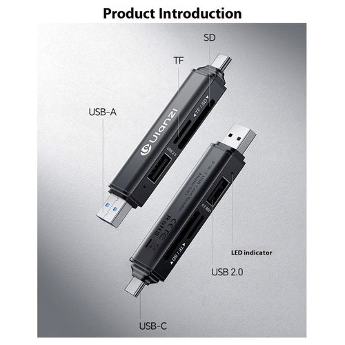 Ulanzi CR1 3-in-1 USB Card Reader