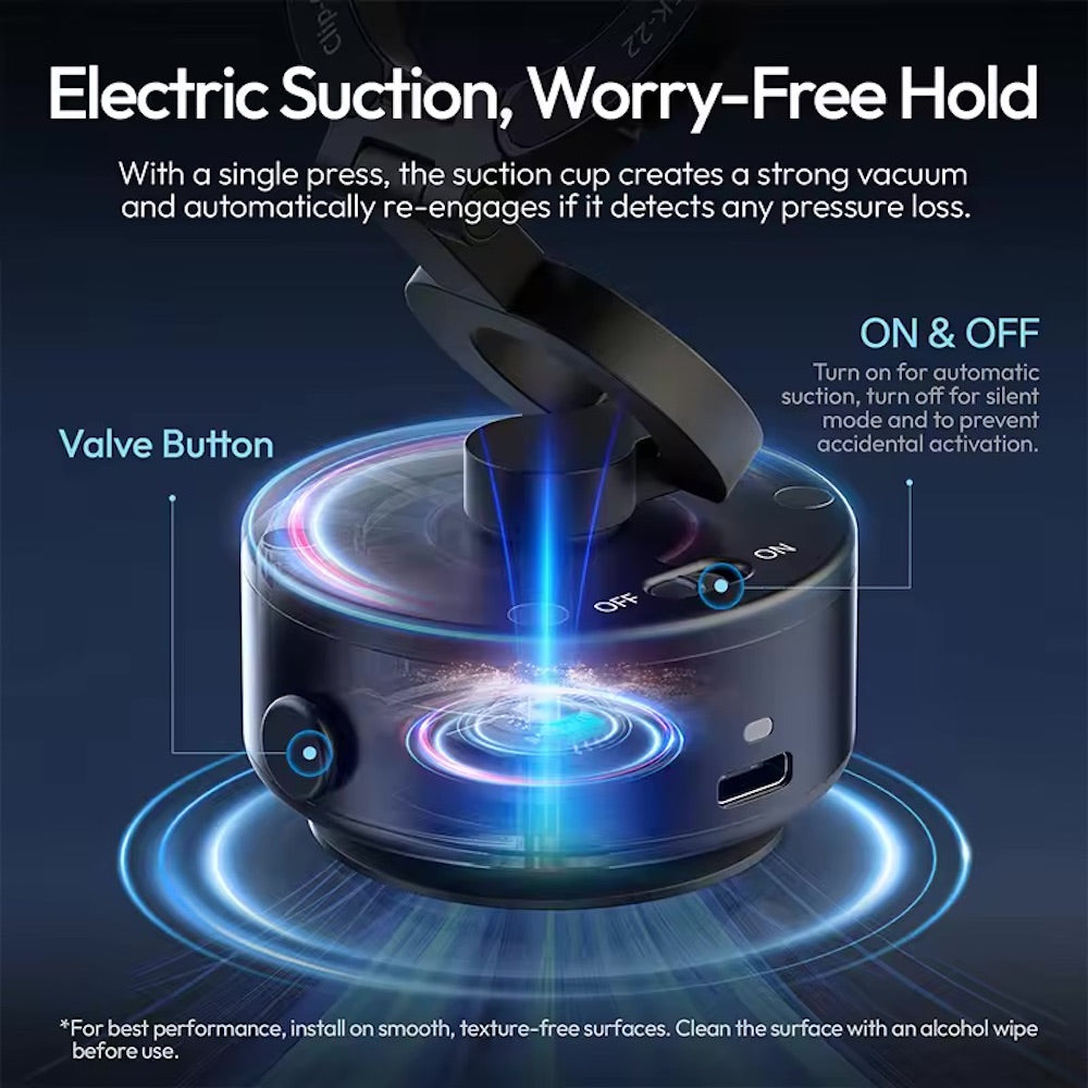 Ulanzi SK-22 Electric Suction Cup Magnetic Phone Holder