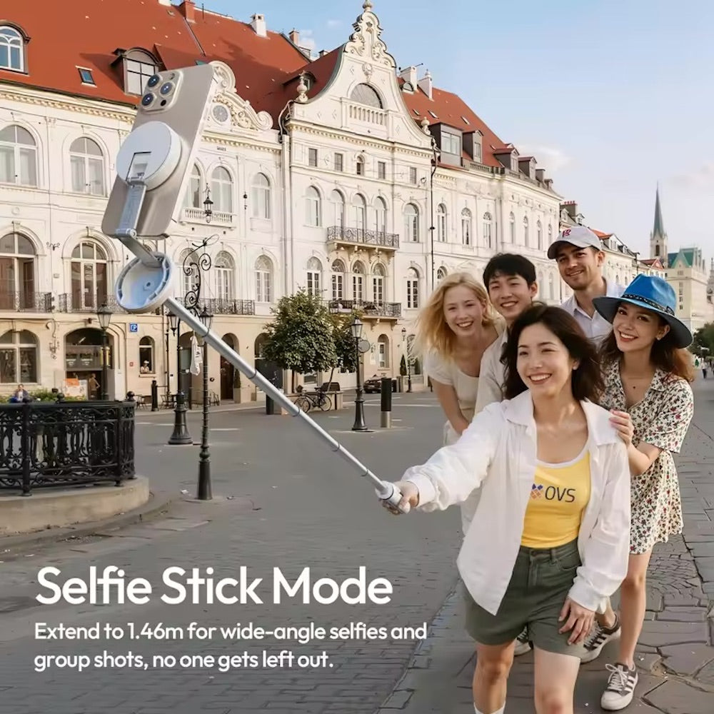 Ulanzi MT85 Magnetic Tripod Selfie Stick for Smartphone (Black)