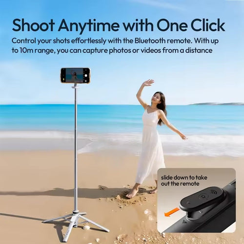 Ulanzi MT85 Magnetic Tripod Selfie Stick for Smartphone (Black)
