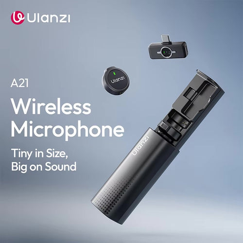 Ulanzi A21 Wireless Lavalier Microphone