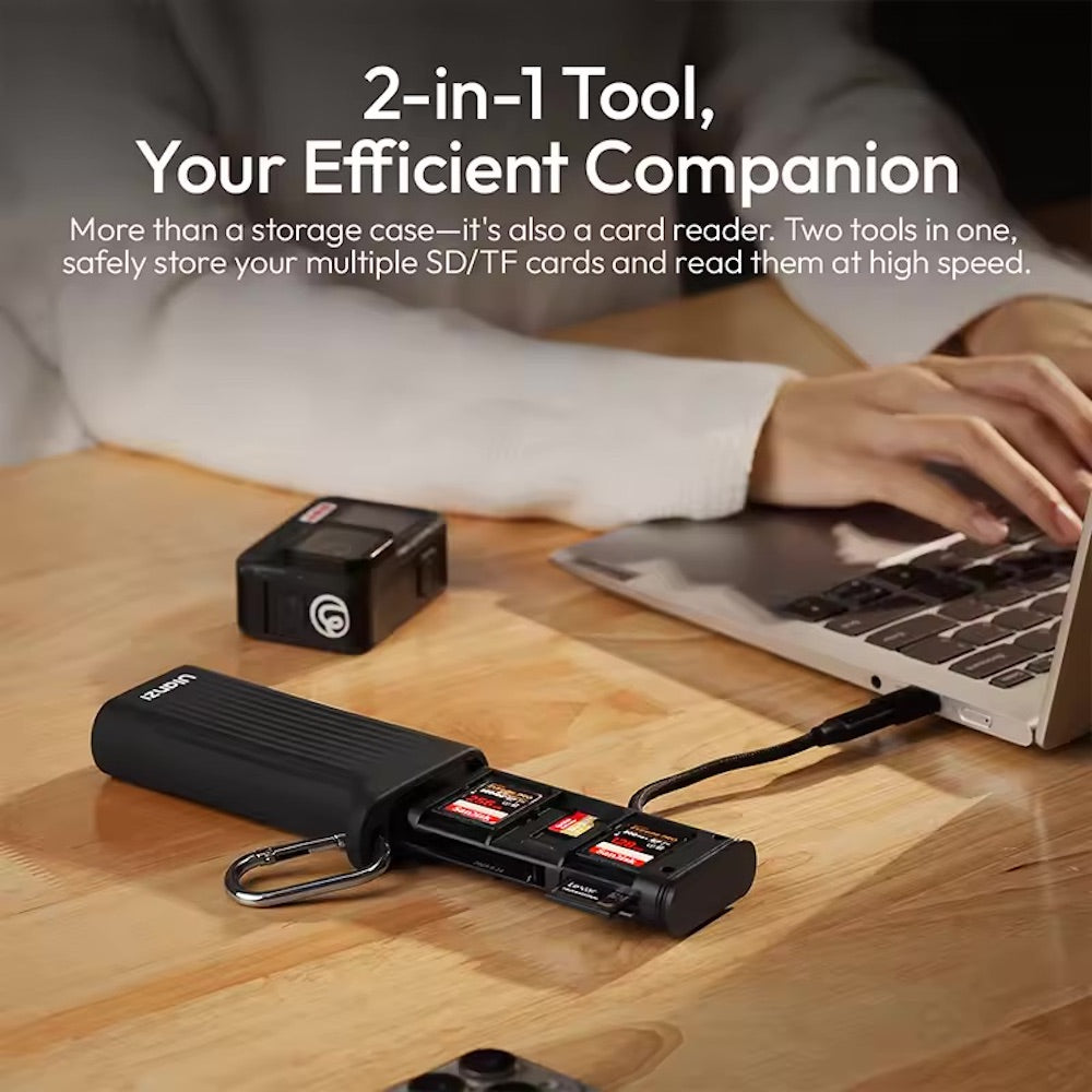 Ulanzi CR2 Memory Card Reader Case (Black)
