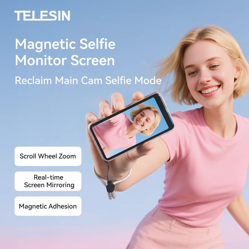 TELESIN P5-RMT-07 Magnetic Selfie Screen Monitor