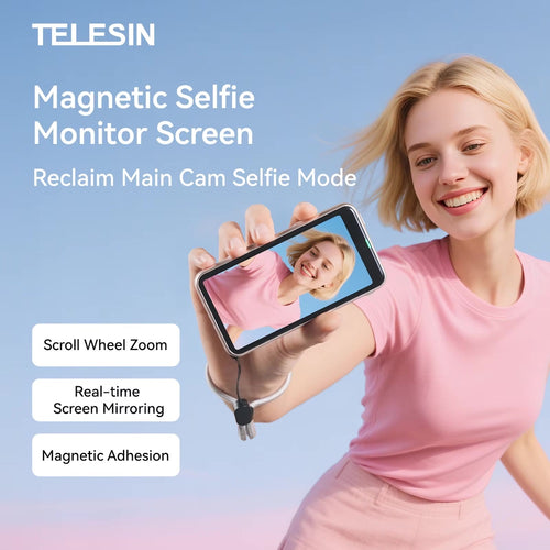 TELESIN P5-RMT-07 Magnetic Selfie Screen Monitor