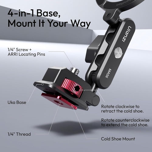 Ulanzi MA56 MagLock Magnetic Phone Holder Hot Shoe Camera Mount