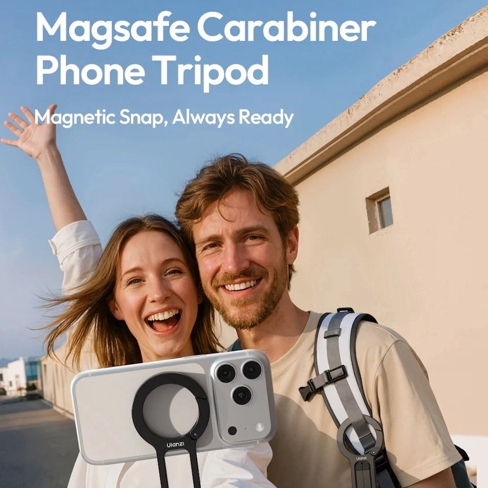 Ulanzi MA57 Magnetic Phone Holder Carabiner Tripod Stand