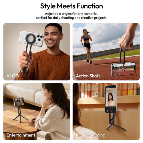 Ulanzi MA57 Magnetic Phone Holder Carabiner Tripod Stand
