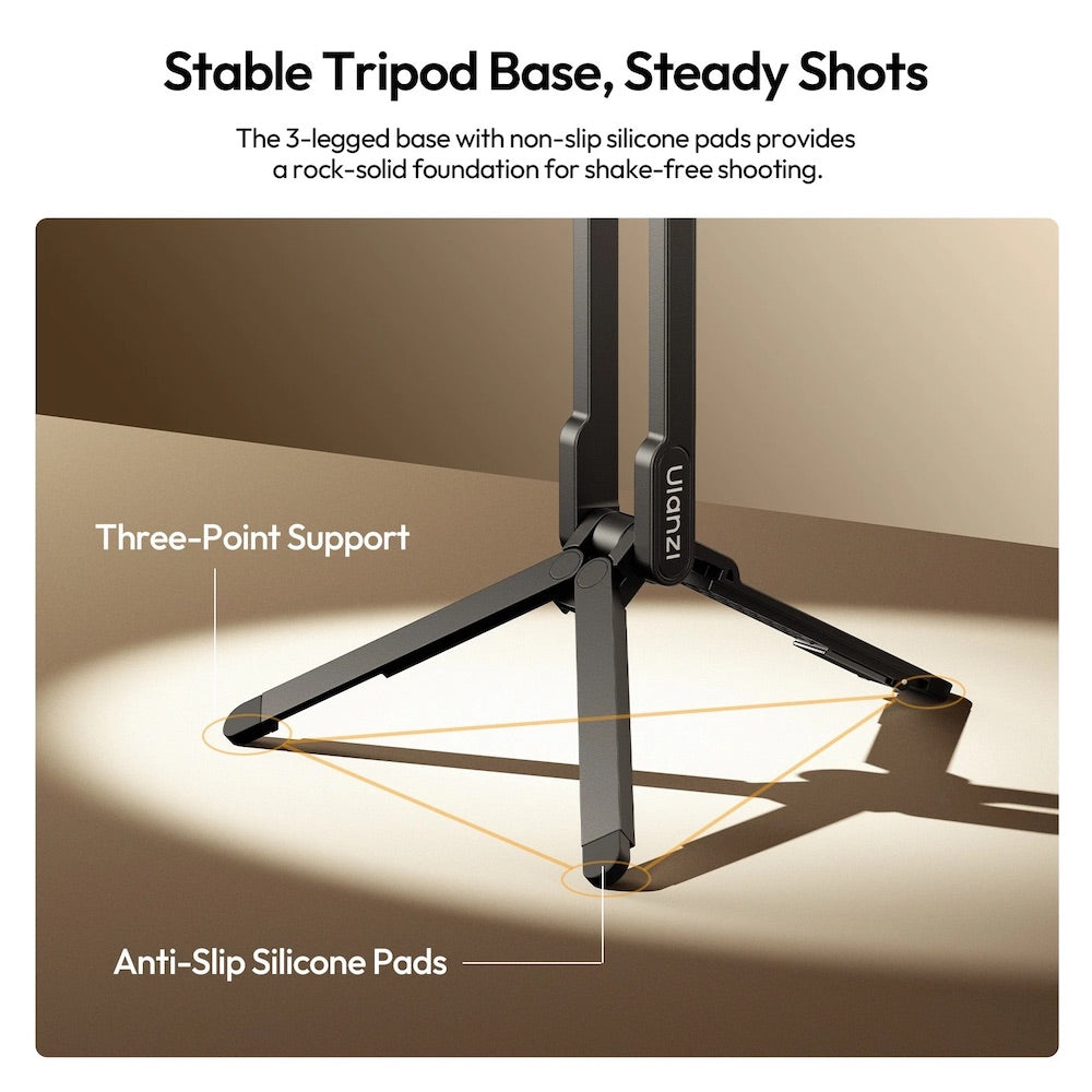 Ulanzi MA57 Magnetic Phone Holder Carabiner Tripod Stand