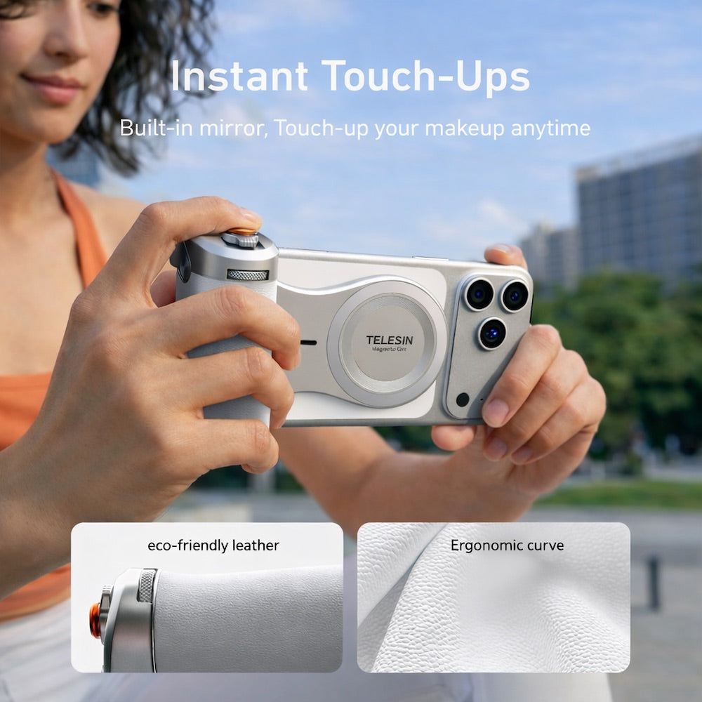TELESIN P5-MP-003 Pro Shot Imaging Grip (White)