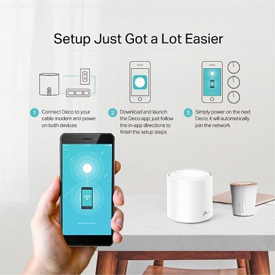 TP-Link Deco X20 AX1800 Whole Home Mesh Wi-Fi System (3-Pack