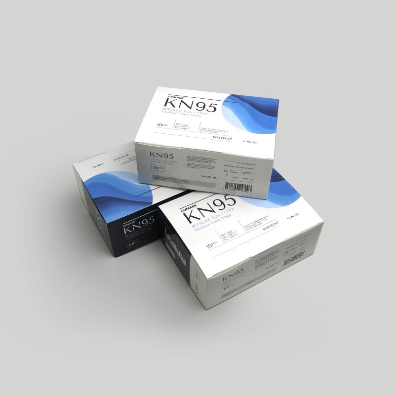 Wistech KN95 UVMASK Medical Face Mask 10pcs/box