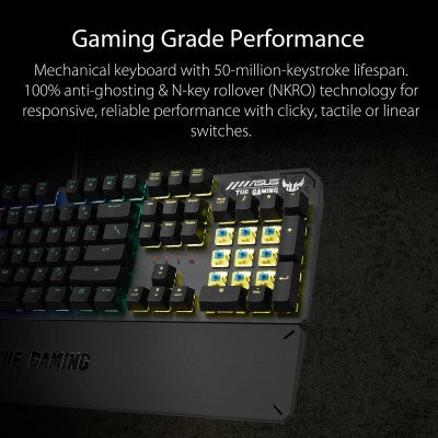 Asus TUF K3 Linear Gaming Keyboard (Red)