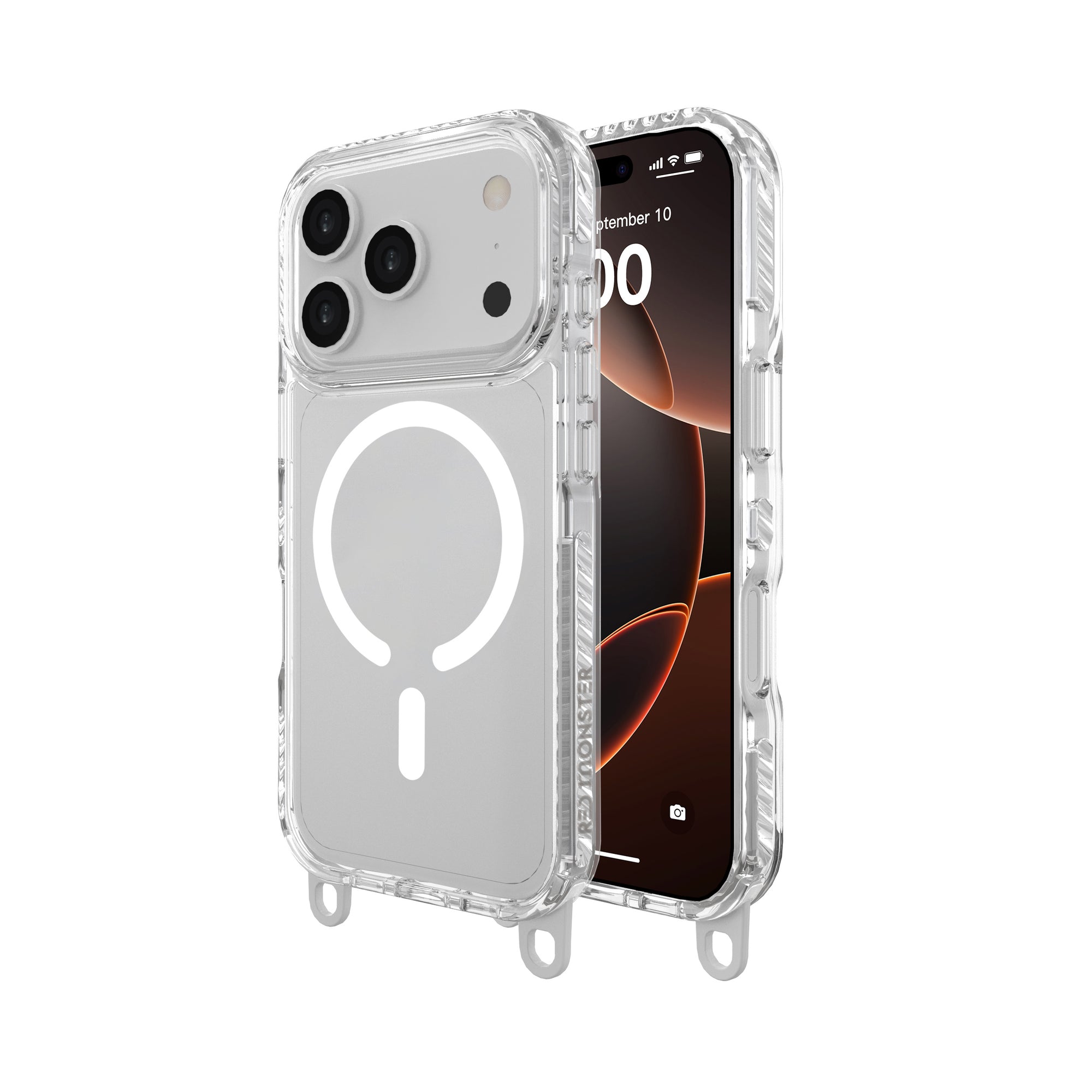 Redmonster iPhone 17 Pro 6.3 (2025) Gassan M Strap White