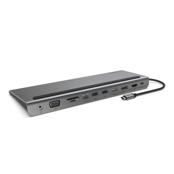 Belkin INC004btSGY Connect USB-C 11-in-1 Multiport Dock