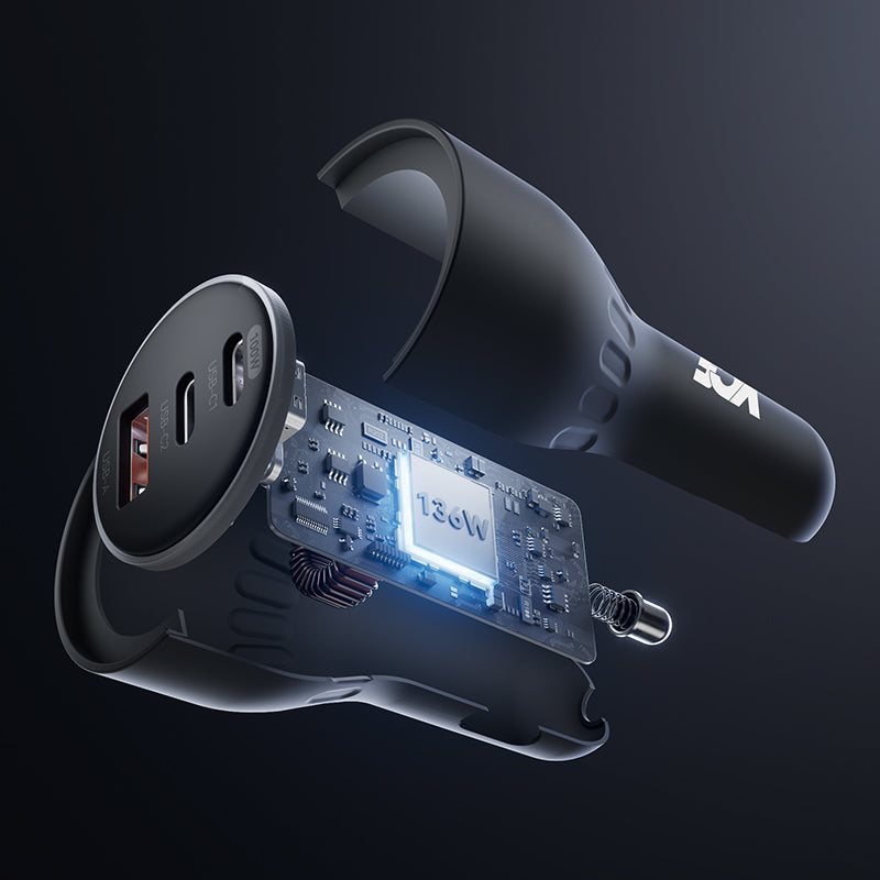 VCE VE-ACC166 136W Fast Charge Car Charger