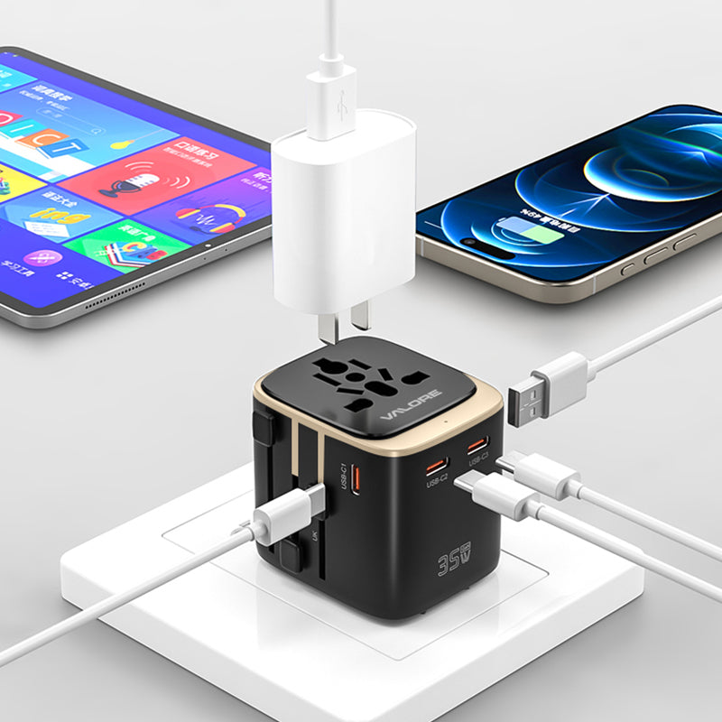Valore PD35W GaN Universal Travel Adapter 1A3C (UTA-021)