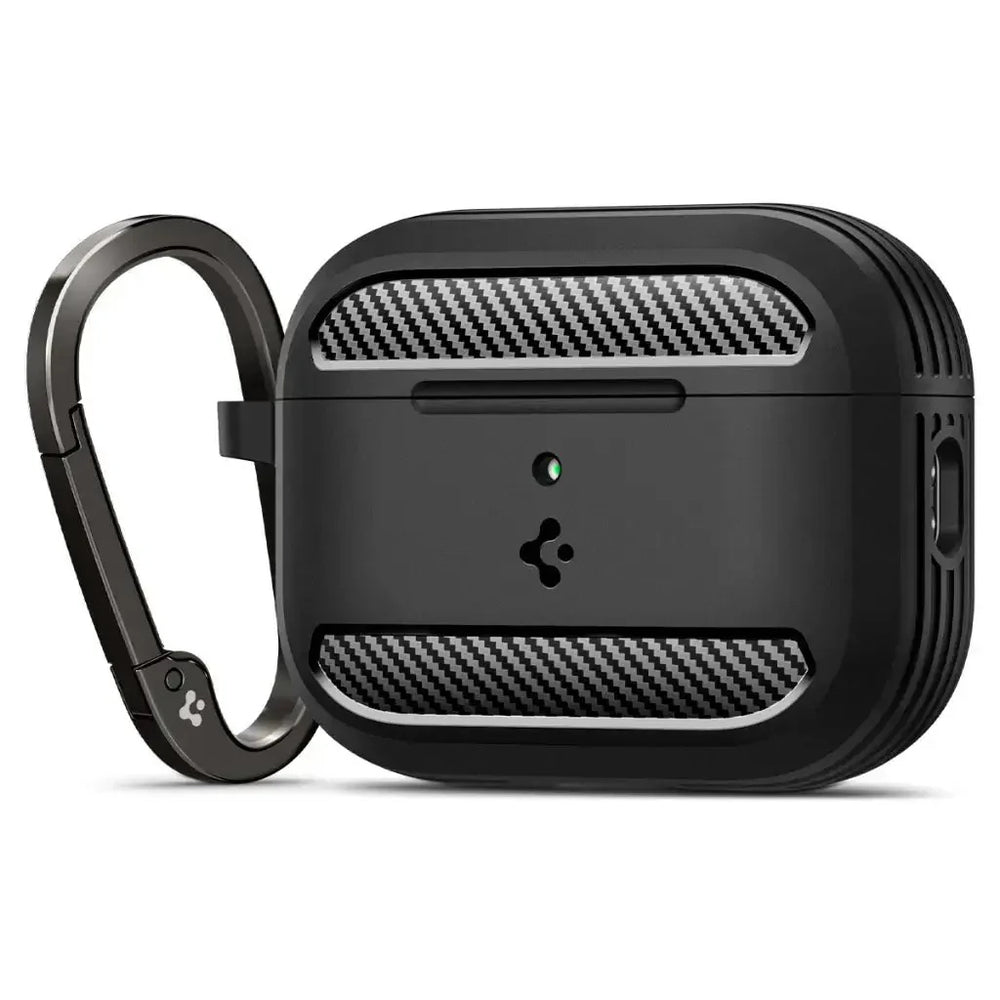 Spigen AirPods Pro (3rd Gen) Case Rugged Armor - Matte Black