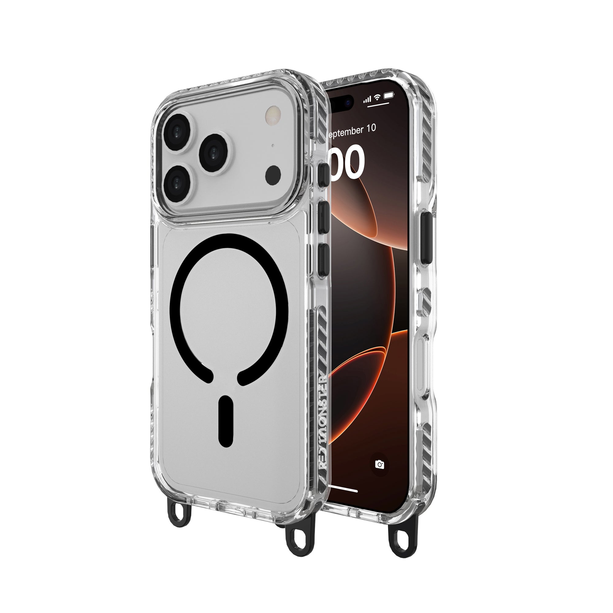 Redmonster iPhone 17 Pro 6.3 (2025) Gassan M Strap Black