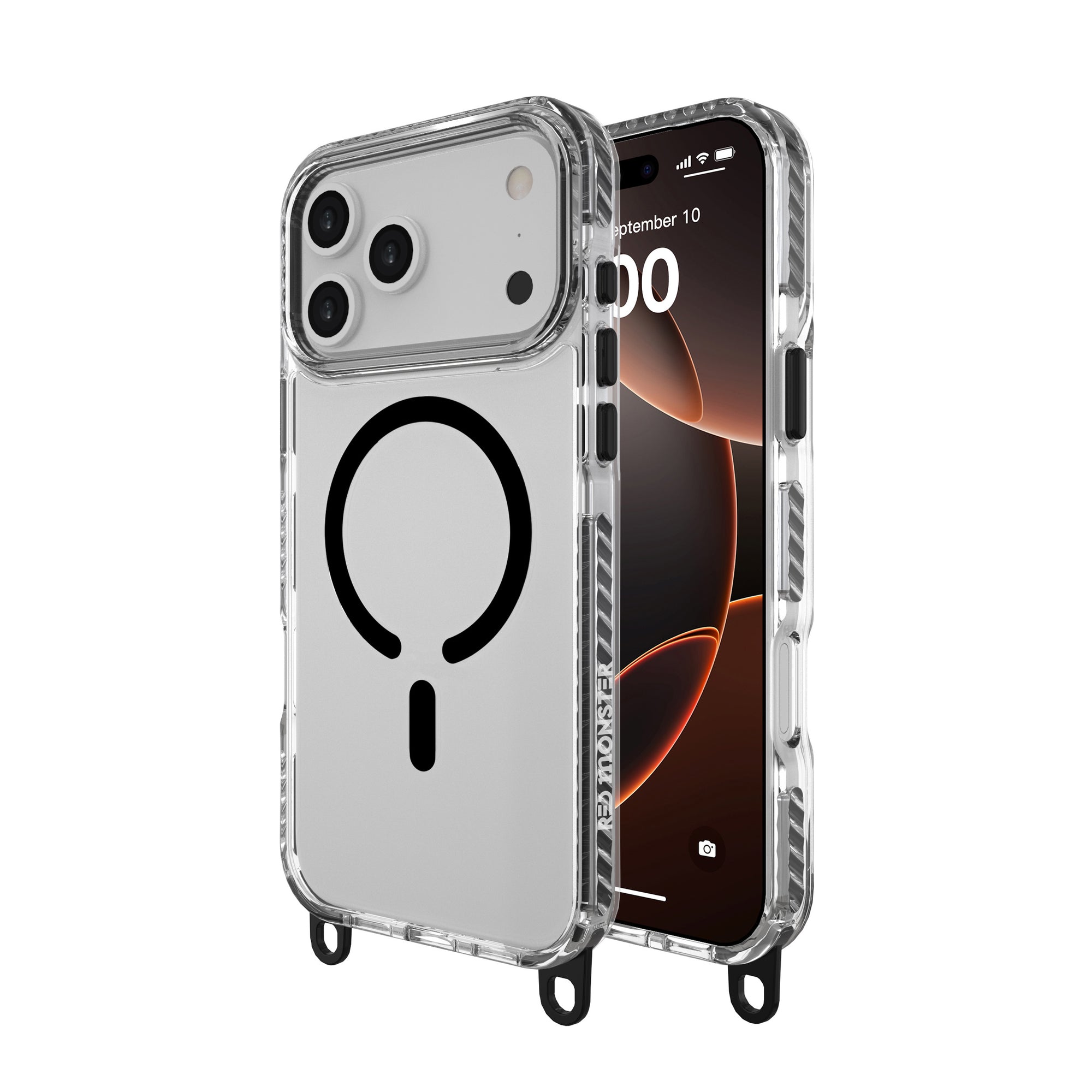 Redmonster iPhone 17 Pro Max 6.9 (2025) Gassan M Strap Black