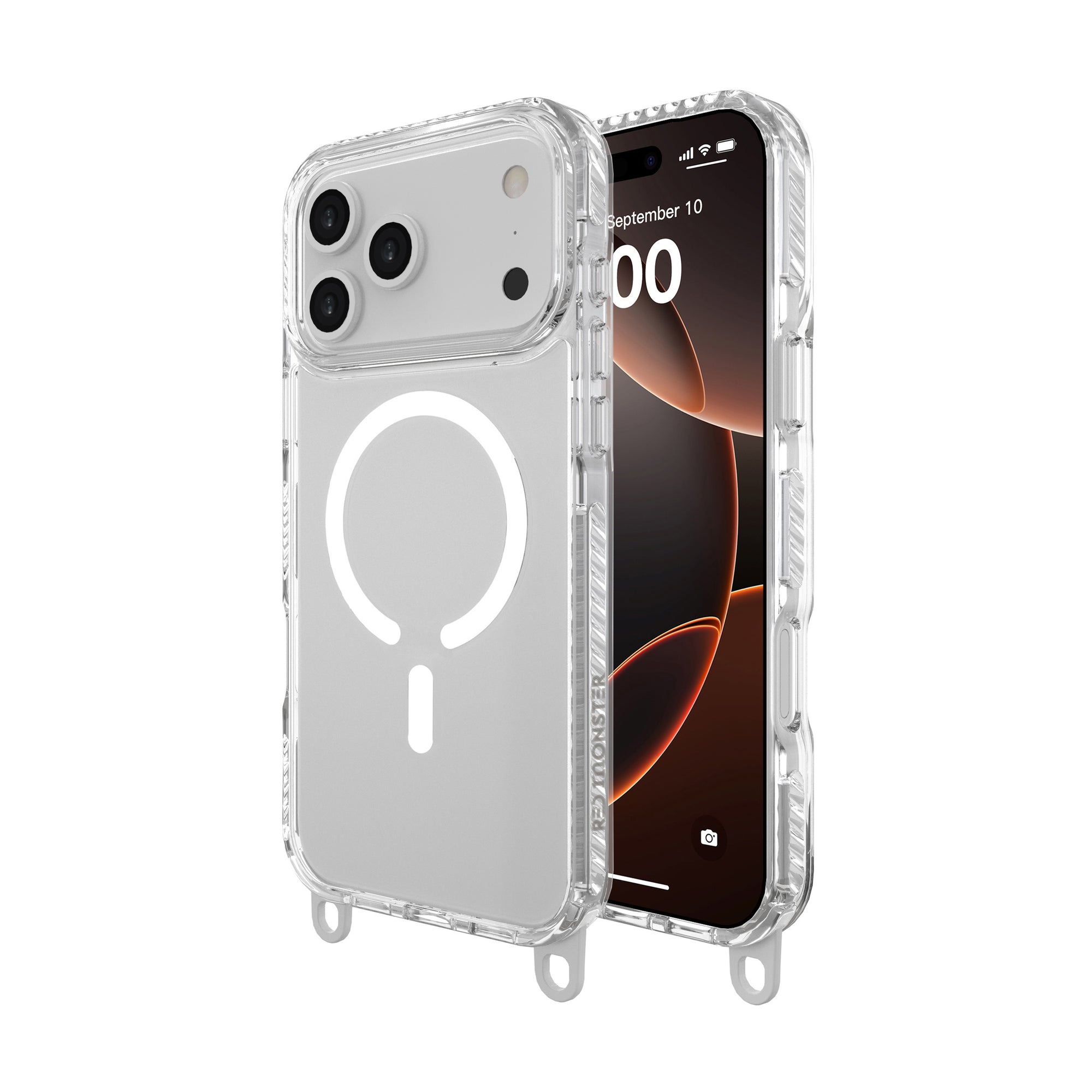 Redmonster iPhone 17 Pro Max 6.9 (2025) Gassan M Strap White