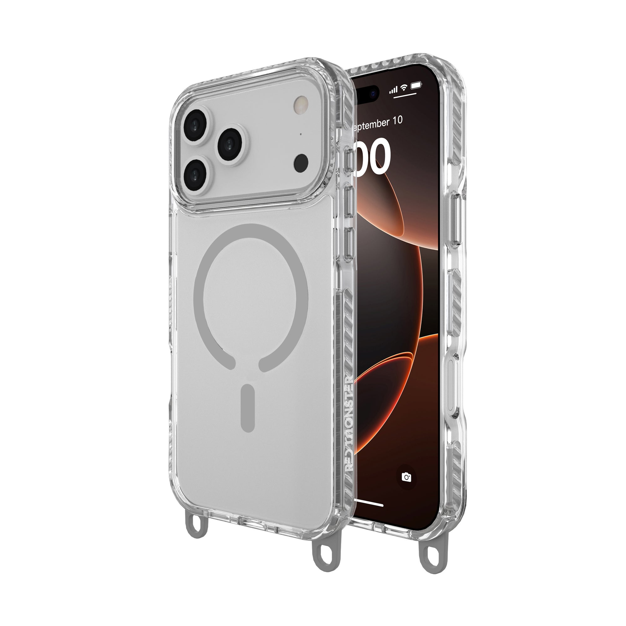 Redmonster iPhone 17 Pro Max 6.9 (2025) Gassan M Strap Grey