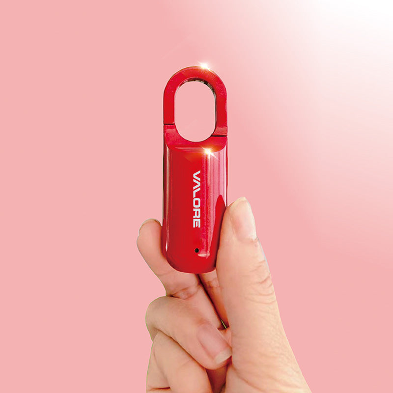 Valore Fingerprint Padlock (AC-226) - Red