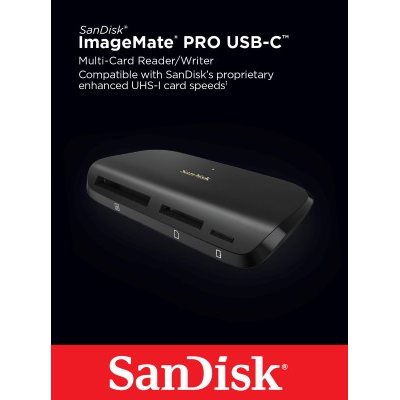 SanDisk ImageMate PRO USB-C Reader/Writer [SDDR-A631-GNGNN]
