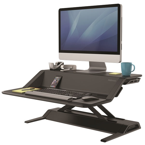 Fellowes Lotus Sit-Stand Workstation (0007901) Black