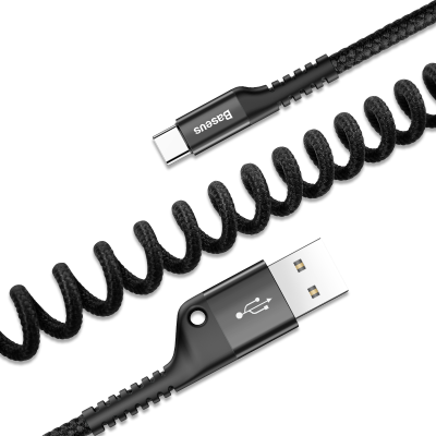 Baseus CATSR Fish eye Type-C USB Cable 3A 1M (Black)