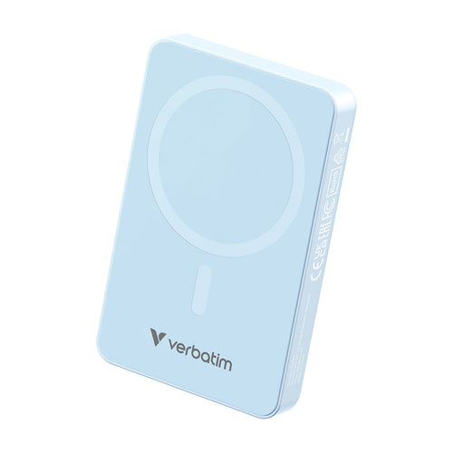 Verbatim VM32145 Charge N Go 10000mAh Magnetic Wireless Powerbank - Blue