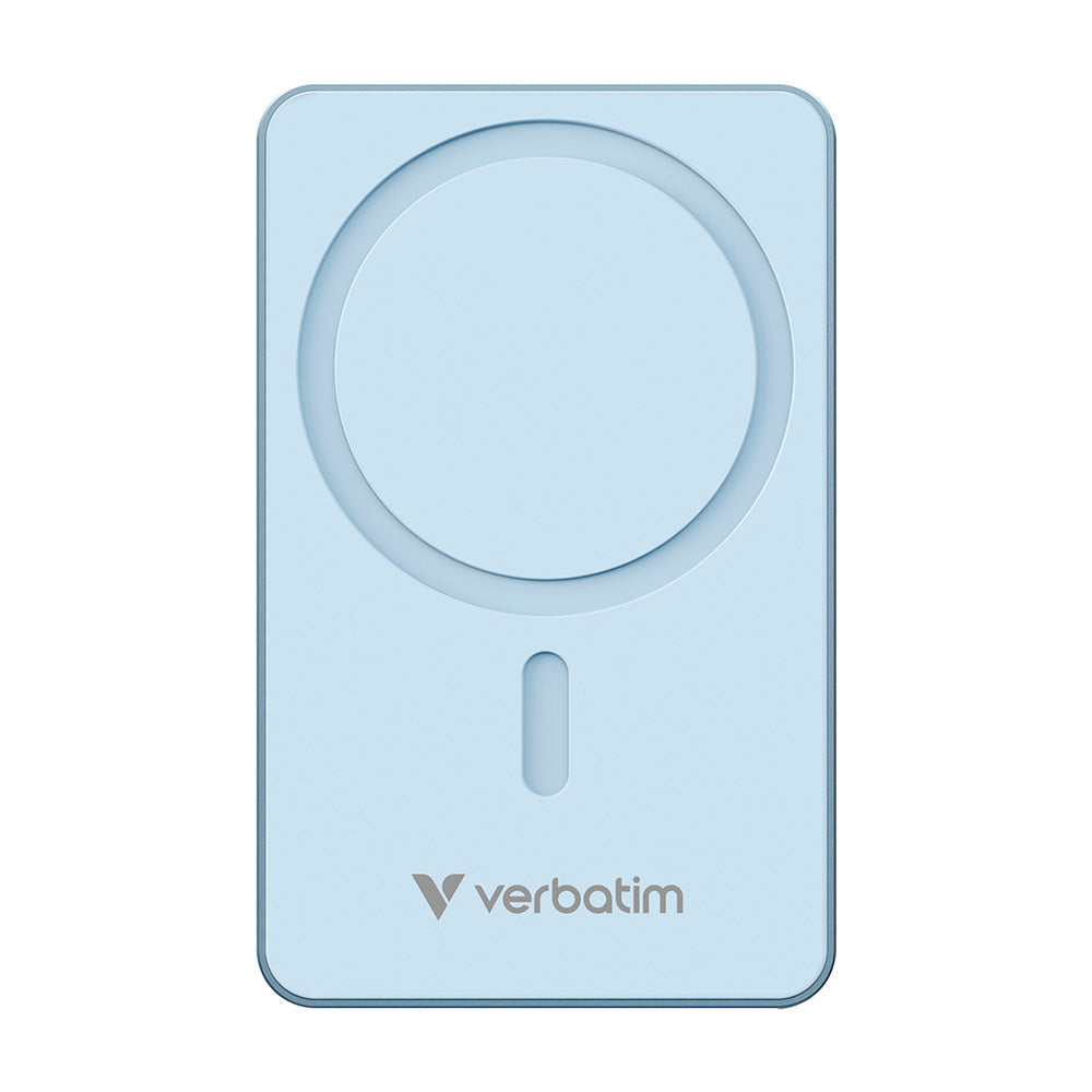 Verbatim VM32145 Charge N Go 10000mAh Magnetic Wireless Powerbank - Blue