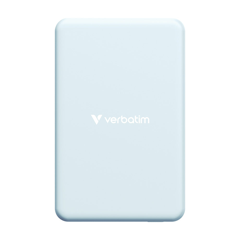Verbatim VM32145 Charge N Go 10000mAh Magnetic Wireless Powerbank - Blue