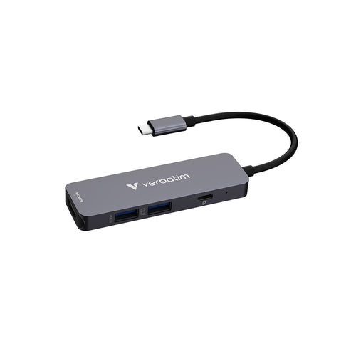 Verbatim VM32155 Essentials USB-C Multiport Hub 4-Port