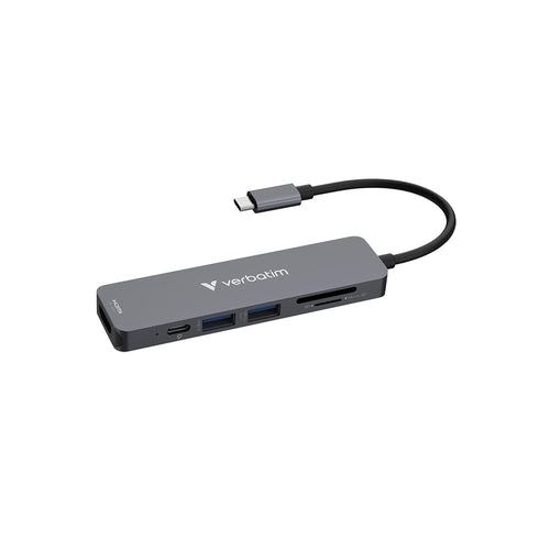 Verbatim VM32156 Essentials USB-C Multiport Hub 6-Port