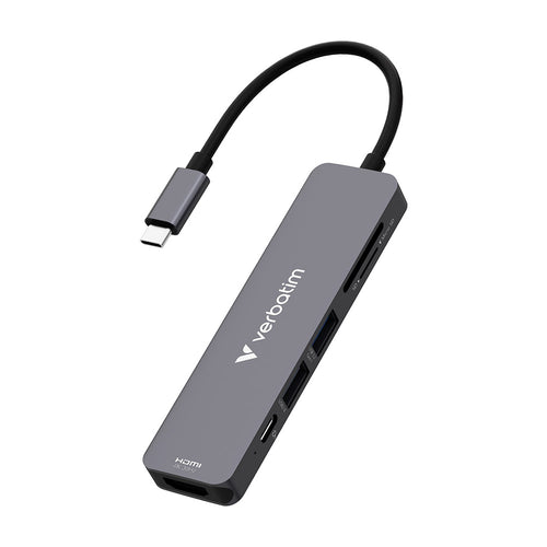 Verbatim VM32156 Essentials USB-C Multiport Hub 6-Port