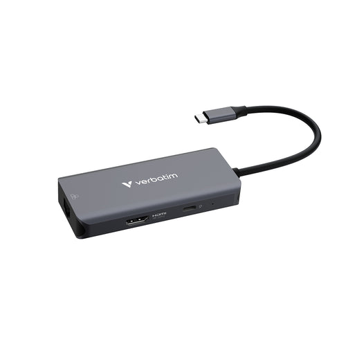 Verbatim VM32157 Essentials USB-C Multiport Hub 6 Port with RJ45