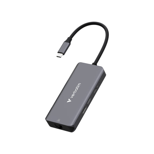 Verbatim VM32157 Essentials USB-C Multiport Hub 6 Port with RJ45