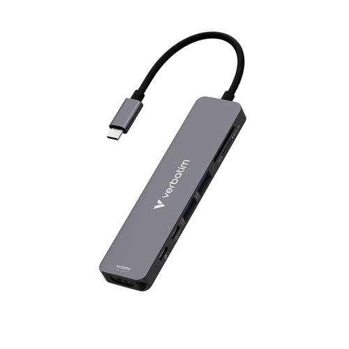 Verbatim VM32158 Essentials USB-C Multiport Hub 7-Port
