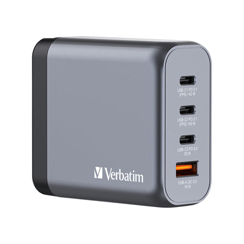 Verbatim VM32203 4-Port 140W GaN Charger