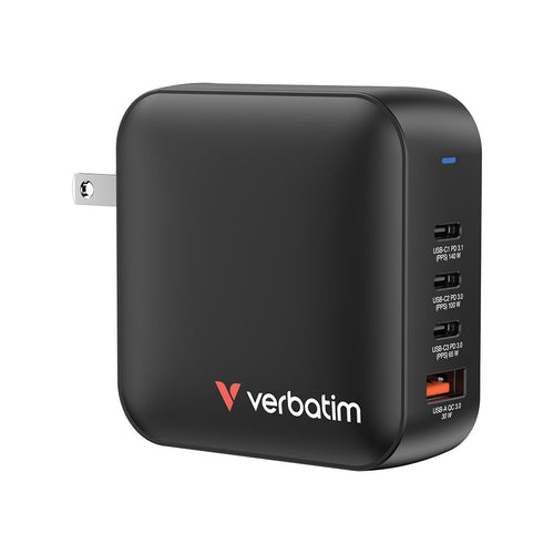 Verbatim VM32216 4-Port 165W PD 3.1 Mini GaN Charger