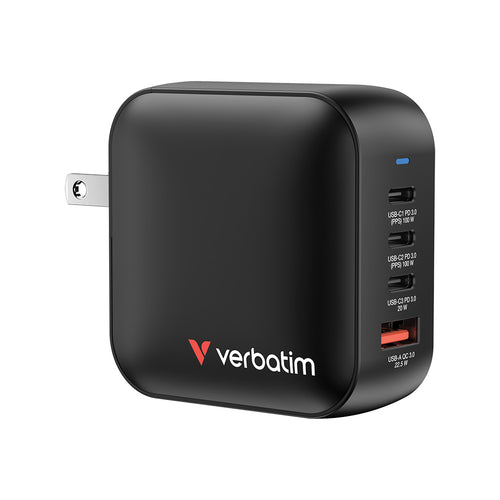 Verbatim VM32231 4-Port 100W Mini GaN Charger